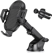 Pmr Araç İçi Torpido Üstü - Havalandırma 2 in 1 Telefon Tutucu Y12-G2 - 1