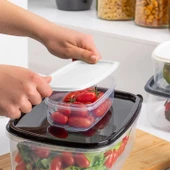 Porsima 1173 6' lı Derin Dondurucu Mikrodalga Saklama Kabı - Çok Amaçlı Erzak Saklama Kabı Seti - 2