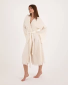 Bornoz ,Plaj Kıyafeti,Kimono , Kaftan ,Sabahlık  & Sırt Parçalı Leopar Desen Baskılı - 5