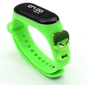 Hulk LED Saatler Süper Kahraman Çocuklar Reloj Dijital Saat (Yurt Dışından) - 1