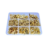 Stronger 500 Parça Terminal Yuvarlak Çatal ve Mini Uçlu Pabuç Seti - 1