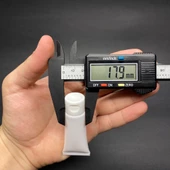 Beyaz Boş Krem Tüpü Fliptop Kapaklı 10ml , Beyaz Merhem Tüpü ,  Lipgloss Tüp 10 ml x 3 Adet thumbnail 4