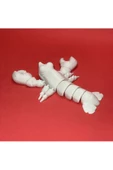 3D Hareketli Istakoz Figürlü Oyuncak - Beyaz thumbnail 3