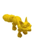 3D Hareketli Tilki Oyuncak - Sarı thumbnail 3