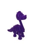 3D Hareketli Oyuncak Brakiyozor (Brachiosaurus) Dinozor - Mor - 4