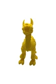 3D Hareketli Oyuncak Lama - Sarı - 2