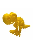 3D Hareketli T-rex Oyuncak - Sarı thumbnail 1