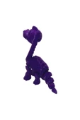 3D Hareketli Oyuncak Brakiyozor (Brachiosaurus) Dinozor - Mor - 7