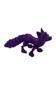 3D Hareketli Tilki Oyuncak - Mor thumbnail 3