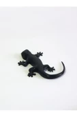 3d Kertenkele Gecko Figürlü Model Oyuncak - Siyah thumbnail 4