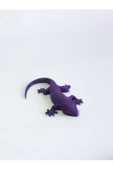 3d Kertenkele Gecko Figürlü Model Oyuncak - Mor thumbnail 4
