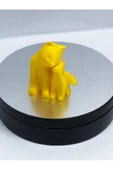 3d Anne Ve Yavru Kedi Figürlü Biblo / Oyuncak - 1