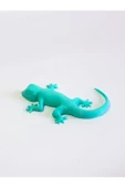 3d Kertenkele Gecko Figürlü Model Oyuncak - Turkuaz thumbnail 2