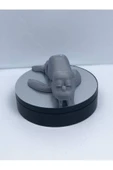 3d Hareketli Deniz Aygırı / Mors Figürlü Oyuncak - Gri thumbnail 5
