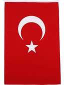 Türk Bayrağı 50x75 cm Alpaka Kumaş - 1