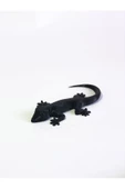 3d Kertenkele Gecko Figürlü Model Oyuncak - Siyah thumbnail 2