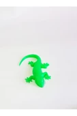 3d Kertenkele Gecko Figürlü Model Oyuncak - Neon Yeşili thumbnail 4