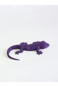 3d Kertenkele Gecko Figürlü Model Oyuncak - Mor thumbnail 1