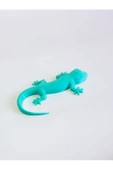 3d Kertenkele Gecko Figürlü Model Oyuncak - Turkuaz thumbnail 1