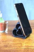 3d Kalp Şeklinde Telefon / Tablet Standı, Telefon Veya Tablet Tutucu - 3