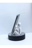 Stickman Telefon Standı, Telefon Veya Tablet Tutucu - Beyaz - 2