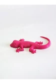 3d Kertenkele Gecko Figürlü Model Oyuncak - Pembe - 5