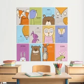 2025 Takvim, Sevimli Hayvanlar Duvar Takvimi, A4 Poster Takvim, 33x48 cm Poster Takvim, Renkli ve Eğlenceli - 1