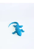 3d Kertenkele Gecko Figürlü Model Oyuncak - Mavi thumbnail 1
