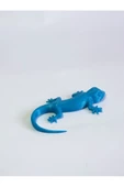 3d Kertenkele Gecko Figürlü Model Oyuncak - Mavi thumbnail 2