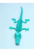 3d Hareketli Iskelet Timsah Figürlü Oyuncak - Turkuaz thumbnail 3
