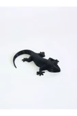 3d Kertenkele Gecko Figürlü Model Oyuncak - Siyah thumbnail 3
