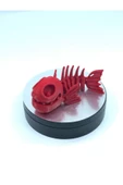 3d Hareketli Balık Figürlü Oyuncak - Kırmızı thumbnail 2