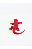 3d Kertenkele Gecko Figürlü Model Oyuncak - Kırmızı thumbnail 3