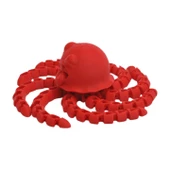 3d Hareketli Sevimli Deniz Anası Oyuncak & Masa Dekoru -kırmızı thumbnail 2