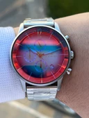 Ferro Çelik Kordon İç Fonksiyonları Aktif Chronograph 30 Mt Su Geçirmez Erkek Kol Saati EFM.339.K thumbnail 3