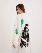 Bornoz ,Plaj Kıyafeti,Kimono , Kaftan ,Sabahlık  Bob Marley Baskılı - 5