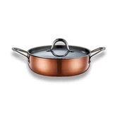 Brioni Copperfield İndiksüyon Basık Tencere 28 cm CPF125 - 2