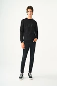 Loft 2037698 Siyah Erkek Bisiklet Yaka Regular Fit Loft Yazı Detaylı Sweat - 2