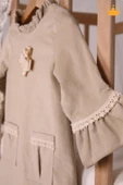 Babyhola Kadife Kız Bebek Çocuk Elbise 13535 - 6