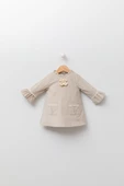 Babyhola Kadife Kız Bebek Çocuk Elbise 13535 - 3