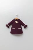 Babyhola Kadife Kız Bebek Çocuk Elbise 13535 - 4