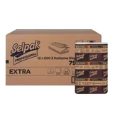 Selpak Professional Extra Z Katlı 12x200 Yaprak Dispenser Havlu - 1