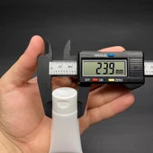 Beyaz Boş Krem Tüpü 20ml , Fliptop Kapaklı Merhem Tüpü ,  Beyaz Lipgloss Tüp 20 ml x 3 Adet thumbnail 4