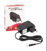 Powermaster PM-8113 12 Volt 1 Amper Ince Uçlu Priz Tipi Adaptör 3.5X1.35 Uç PM8113 12V 1A ADAPTÖR - 1