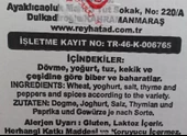 Reyhatad Maraş tarhana 865 gr karton ambalaj - 2