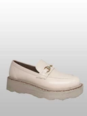 Platform Taşlı Taban Loafer Çok Şık Ayakkabı - 2