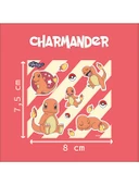 Mini Things Art Charmander Sticker Pokemon 11 Parça Set -2 Adet - - 4