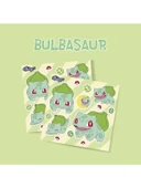 Mini Things Art *özel Tasarım* Balbazar (Bulbasaur) Pokemon Sticker 15 Parça Set -2 Adet- - 1