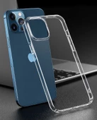 iPhone 13 Pro Kılıf Sert Pürüzsüz Şeffaf Droga Kapak - 11