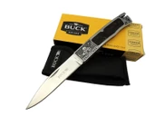 Buck Knives BK-001BRV Kamp Çakı 23 cm - Metal; Kauçuk İşlemeli Sap, Kılıflı - 1